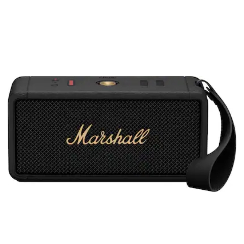 Marshall Emberton Black and Gold Portable Bluetooth Waterproof Speaker
